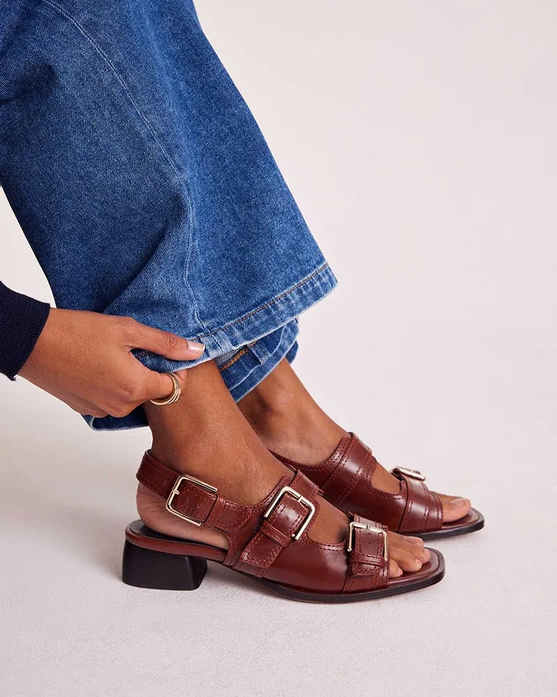 Mules Flor camel
