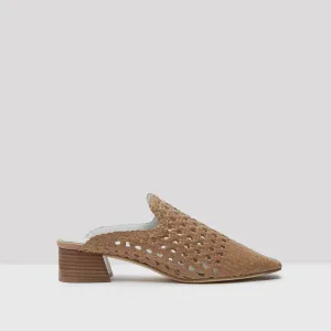 Natural Ida Mules Quality-assured Leather Fast worldwide shipping Woven
