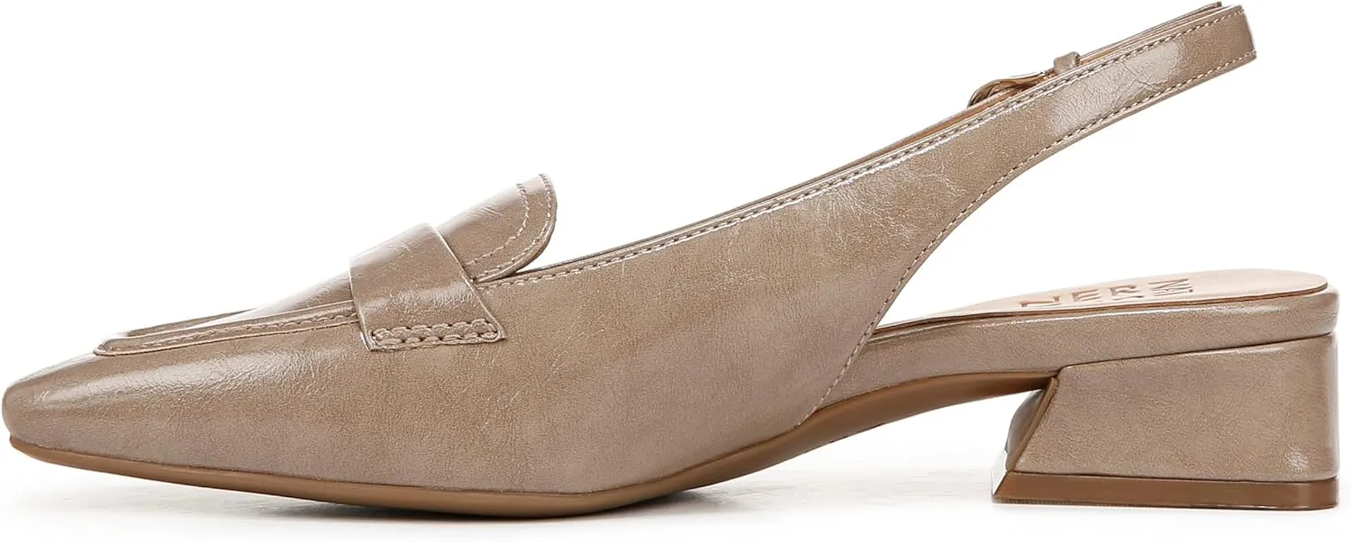 Naturalizer Womens Garner Pointed Toe Low Heel Slingback Dress Shoe