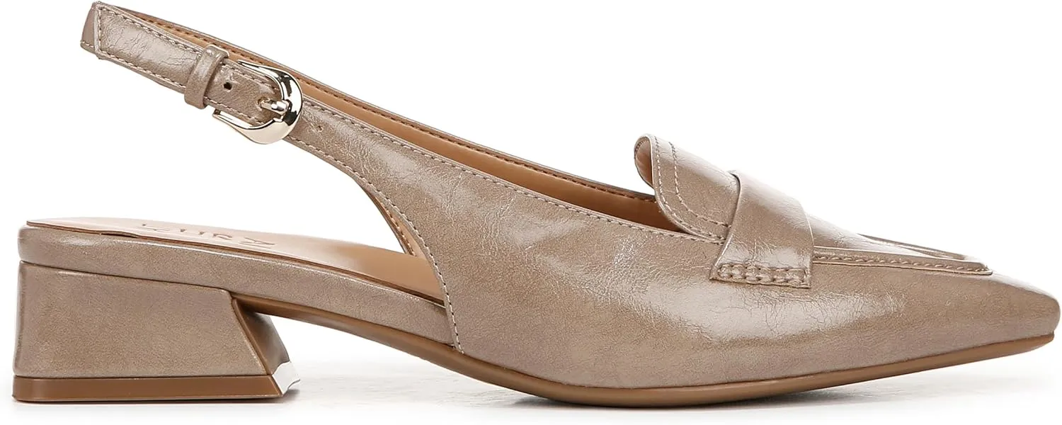Naturalizer Womens Garner Pointed Toe Low Heel Slingback Dress Shoe