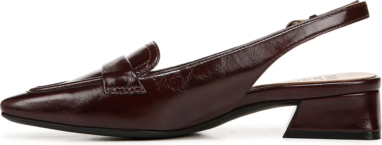 Naturalizer Womens Garner Pointed Toe Low Heel Slingback Dress Shoe