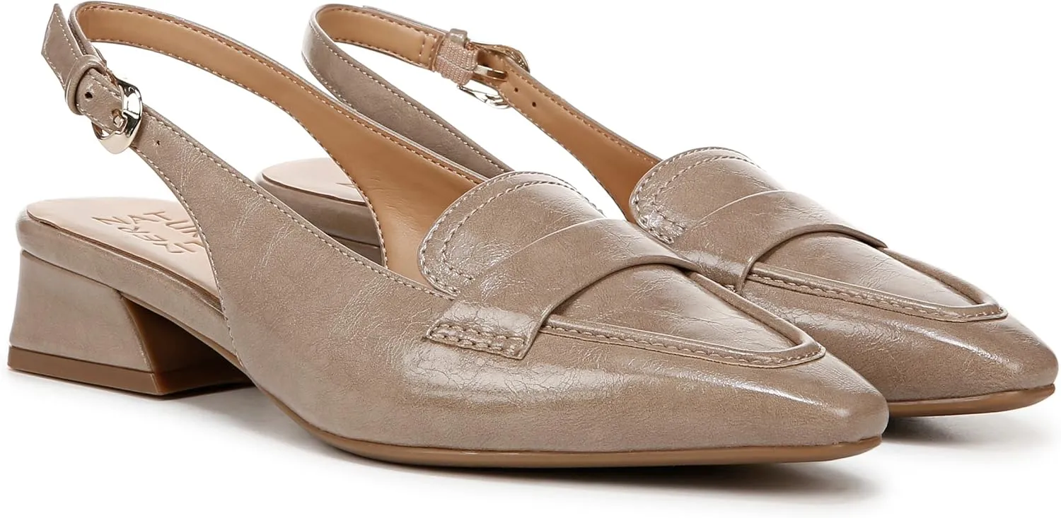 Naturalizer Womens Garner Pointed Toe Low Heel Slingback Dress Shoe