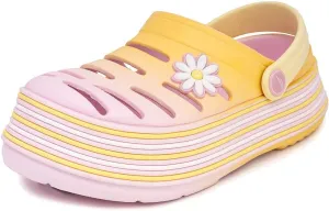 Nautica Kid's Girls Clogs Slip On Platform Slides Garden Shoes Water Sandals Beach Slipper for Children Indoor Outdoor