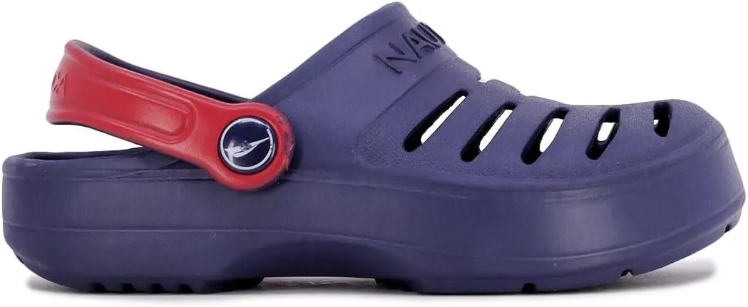 Nautica Kids Sports Clogs Sandals, Athletic Beach Water Shoes - River Edge|Boys - Girls| (Toddler/Little Kid/Big Kid)