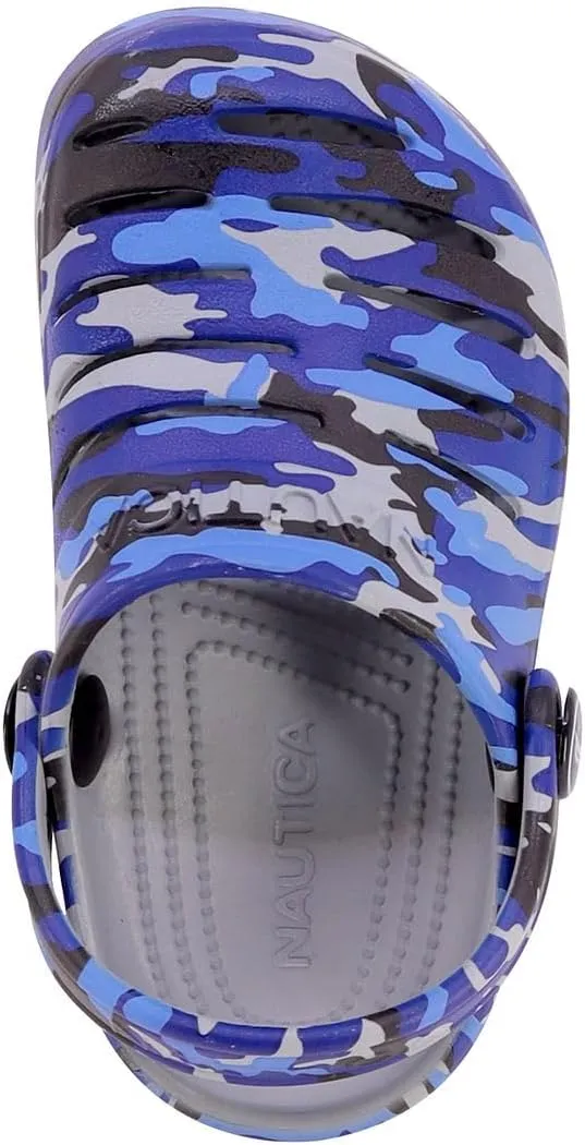 Nautica Kids Sports Clogs Sandals, Athletic Beach Water Shoes - River Edge|Boys - Girls| (Toddler/Little Kid/Big Kid)