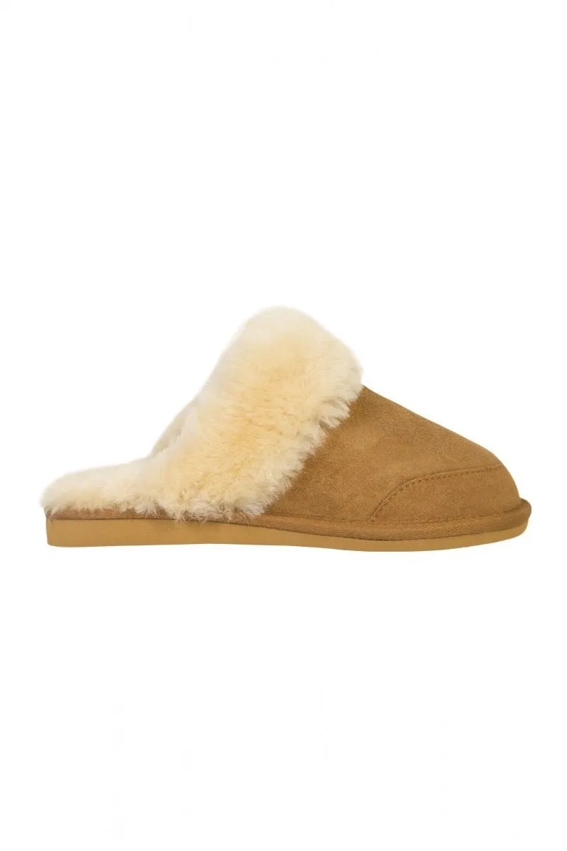 New Zealand Slippers - Cognac