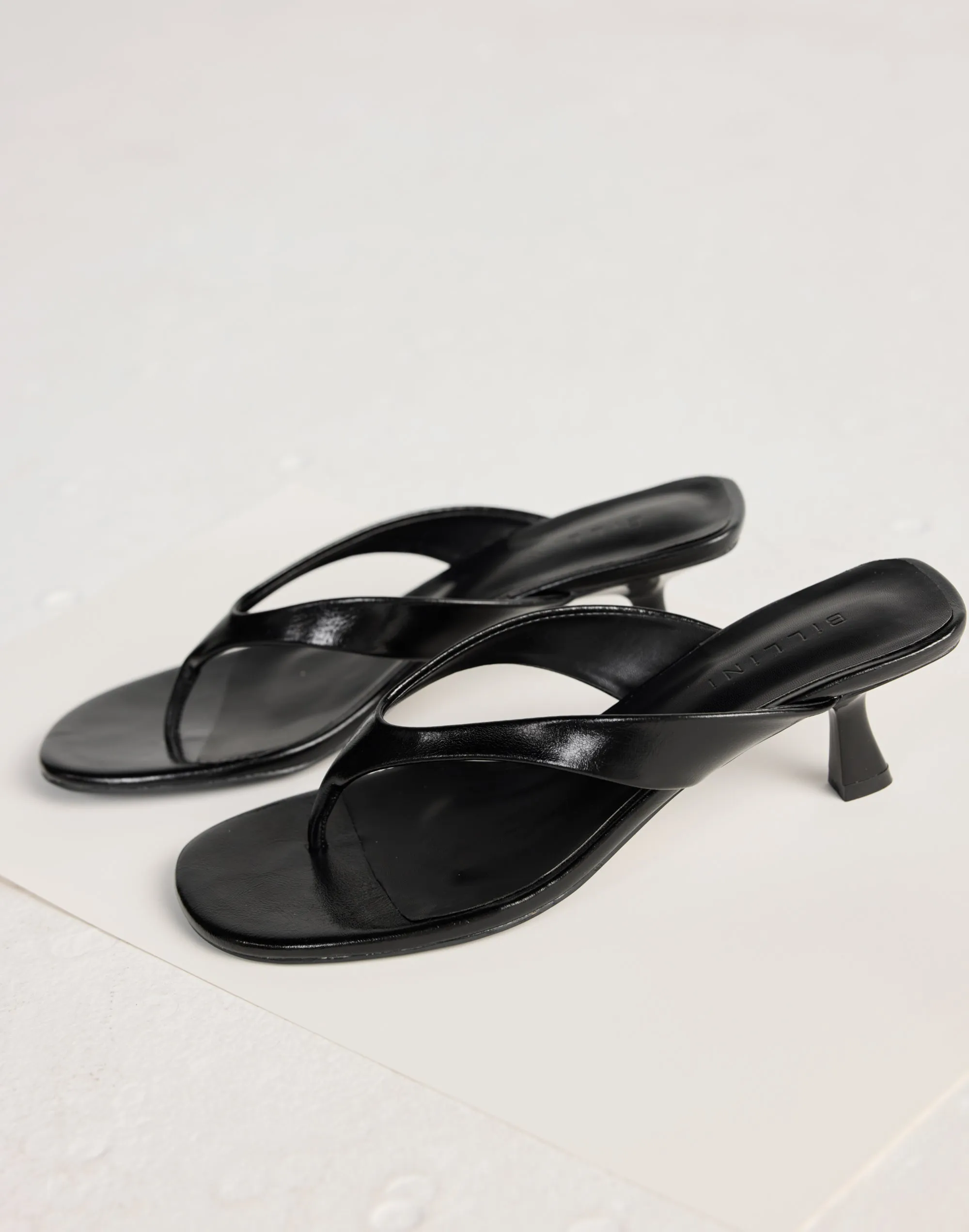 Niesha Heels (Black Shine) - By Billini