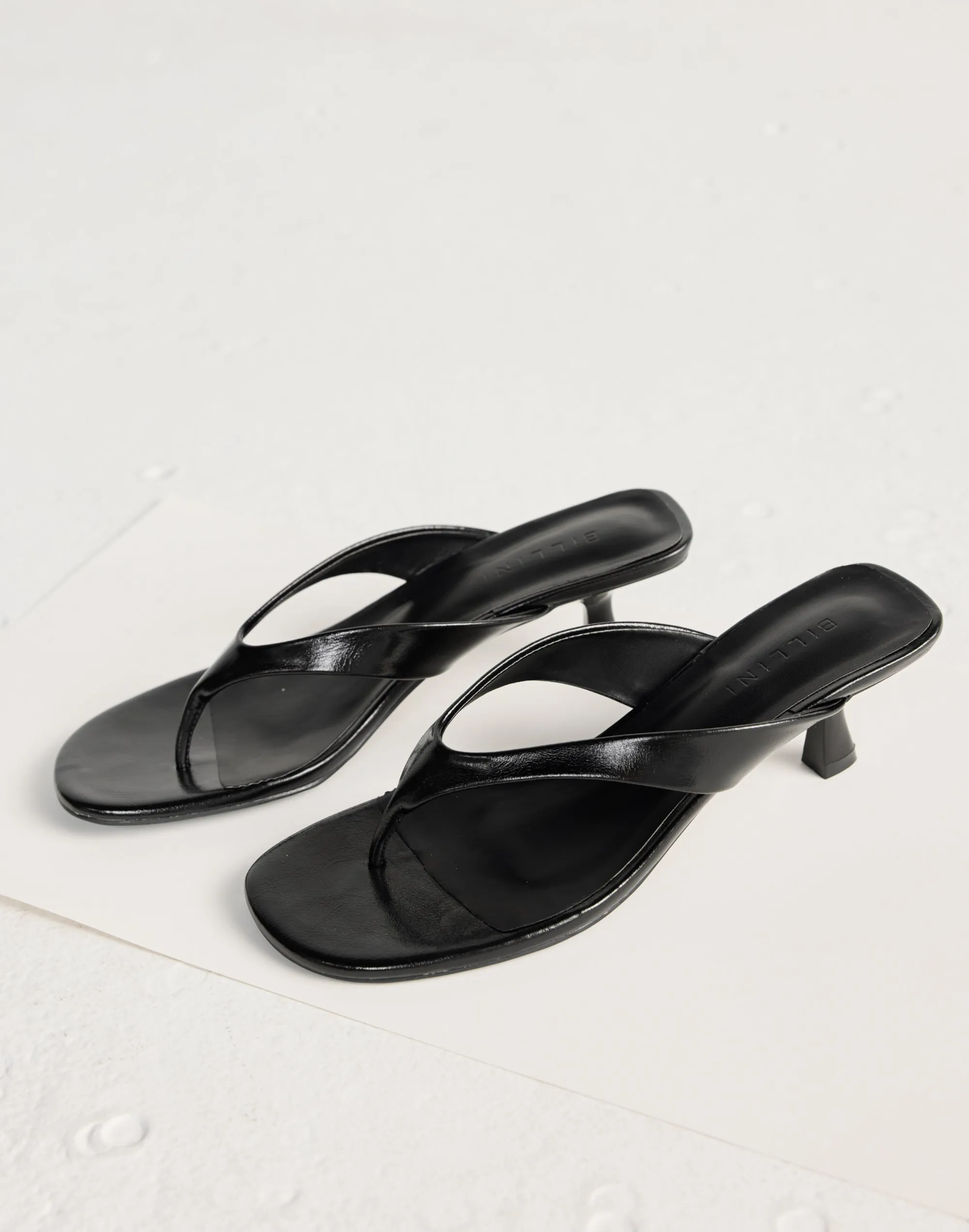 Niesha Heels (Black Shine) - By Billini