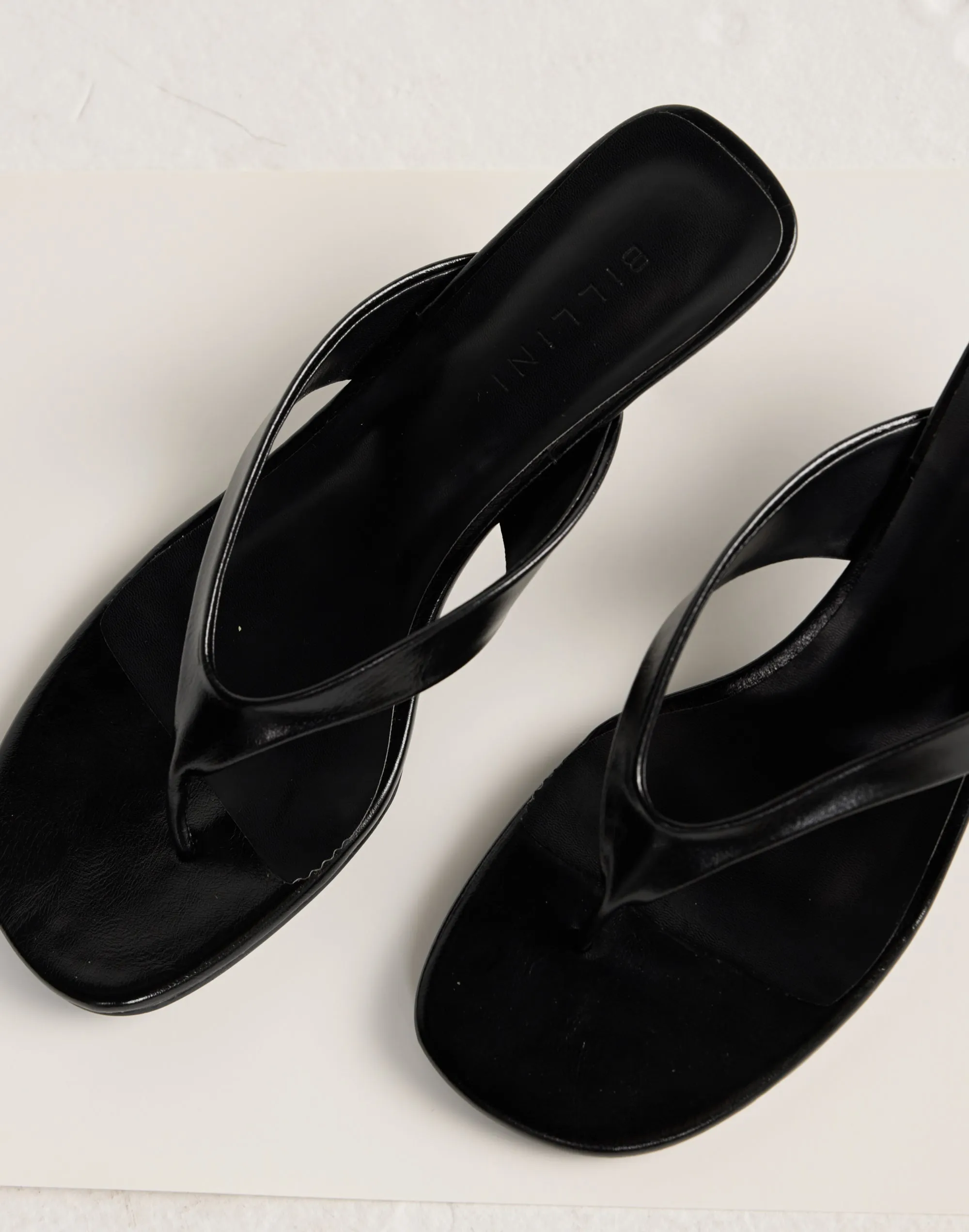 Niesha Heels (Black Shine) - By Billini