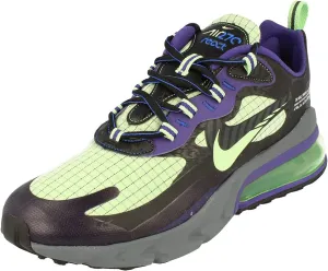 Nike Air Max 270 React Mens Running Trainers CT1617 Sneaker Shoes (UK 9 US 10 EU 44, Black Cool Grey Court Purple 001)