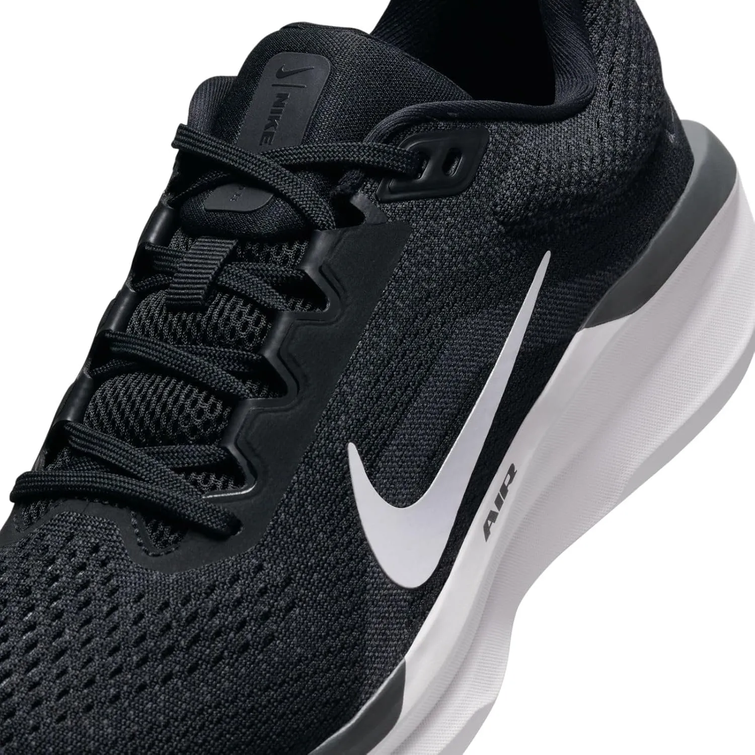 Nike Women's Winflo 11 Road Running Shoes Sneaker, Black/White-Anthracite-Cool Grey, 9.5