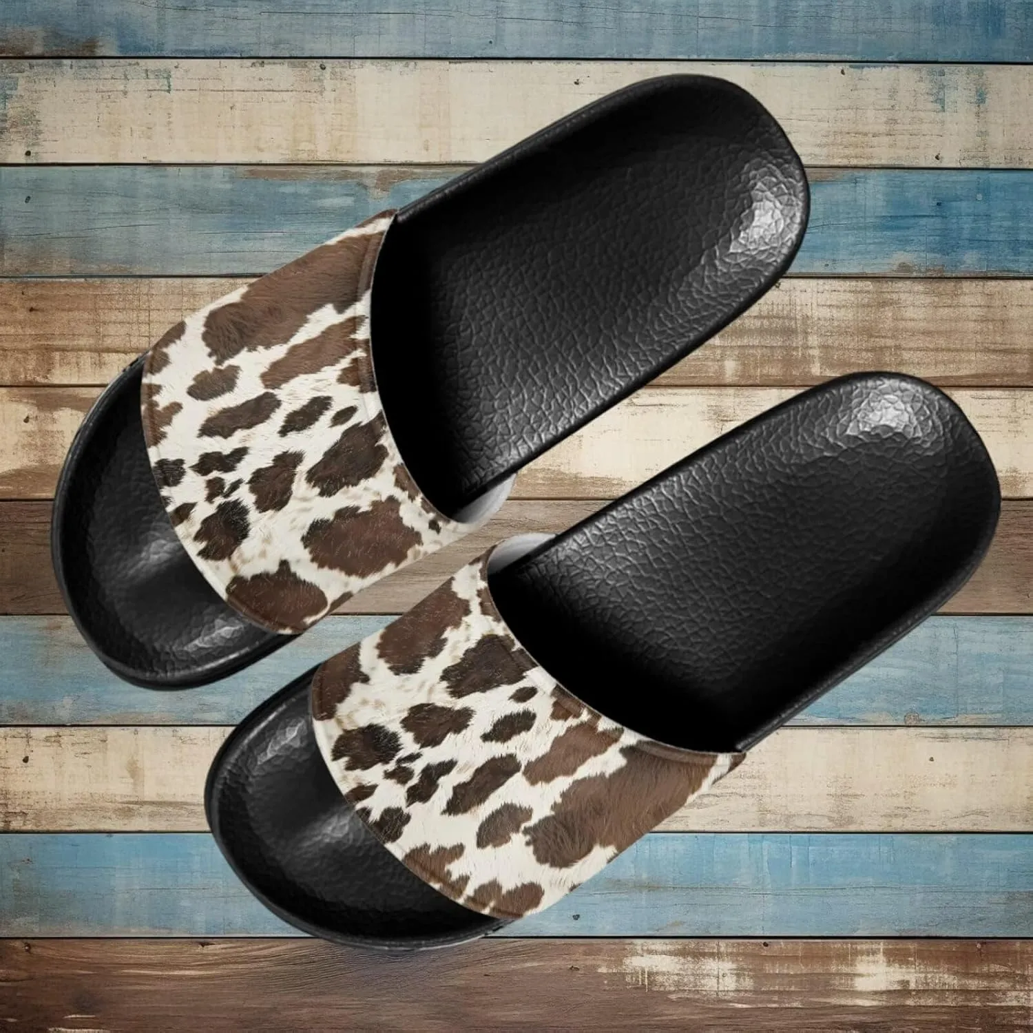 Non Slip Slippers for Women Open Toe Lightweight Soft Thick Sole Slides Sandals Single Band Beach Bathroom Sandals