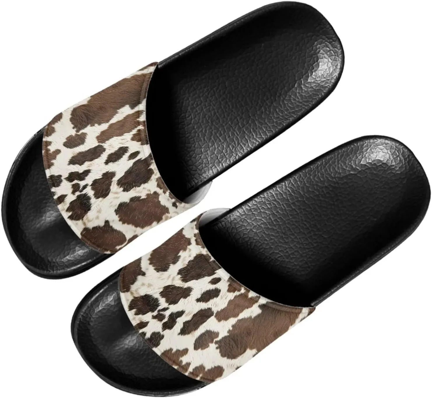 Non Slip Slippers for Women Open Toe Lightweight Soft Thick Sole Slides Sandals Single Band Beach Bathroom Sandals