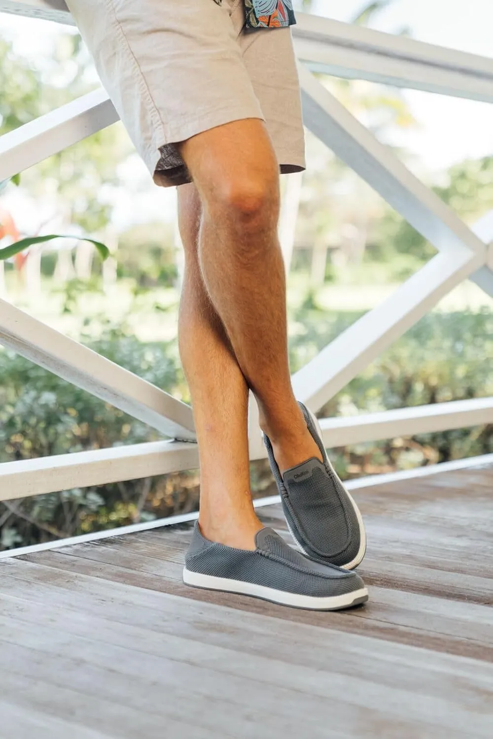 OLUKAI Kakaha Mesh Men's Mesh Slip-On Shoes, Lightweight & Versatile Everyday Shoe, All-Day Wear & Comfortable Fit