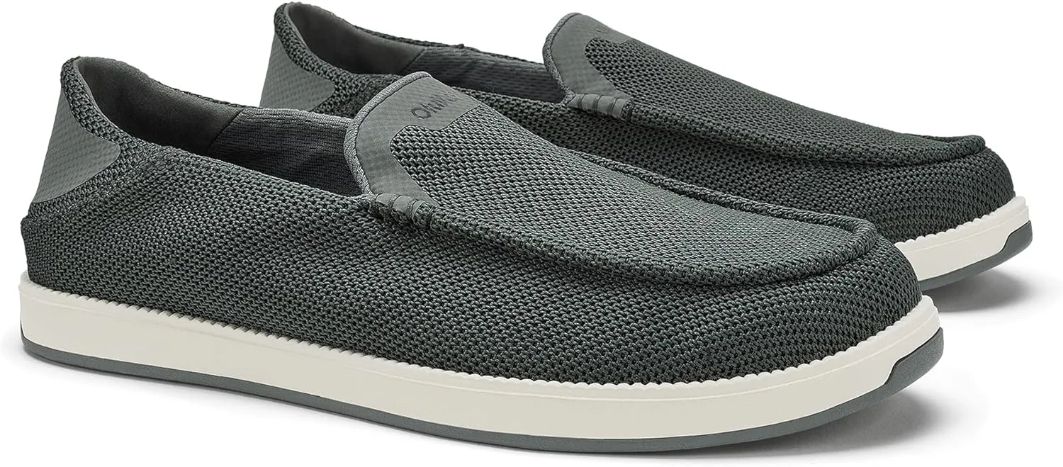 OLUKAI Kakaha Mesh Men's Mesh Slip-On Shoes, Lightweight & Versatile Everyday Shoe, All-Day Wear & Comfortable Fit