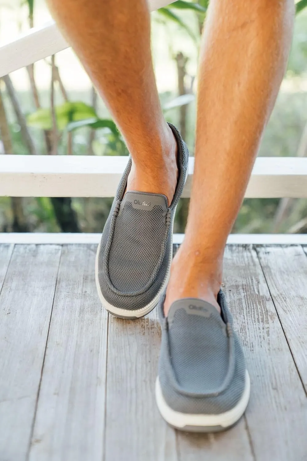 OLUKAI Kakaha Mesh Men's Mesh Slip-On Shoes, Lightweight & Versatile Everyday Shoe, All-Day Wear & Comfortable Fit