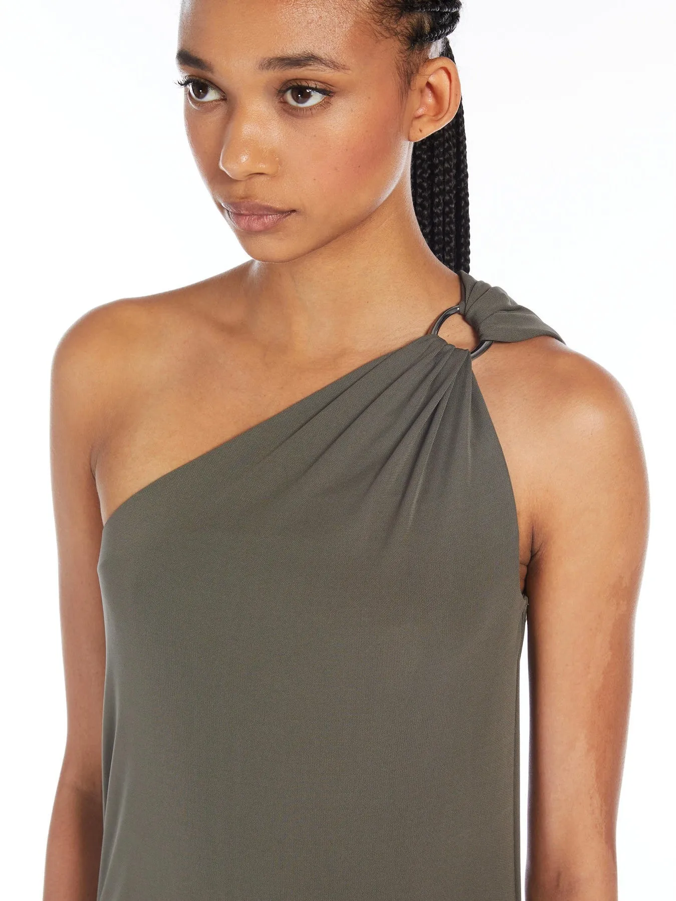 One-shoulder long dress