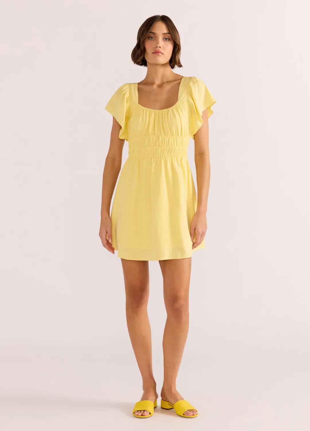 Ophealia Flutter Mini Dress