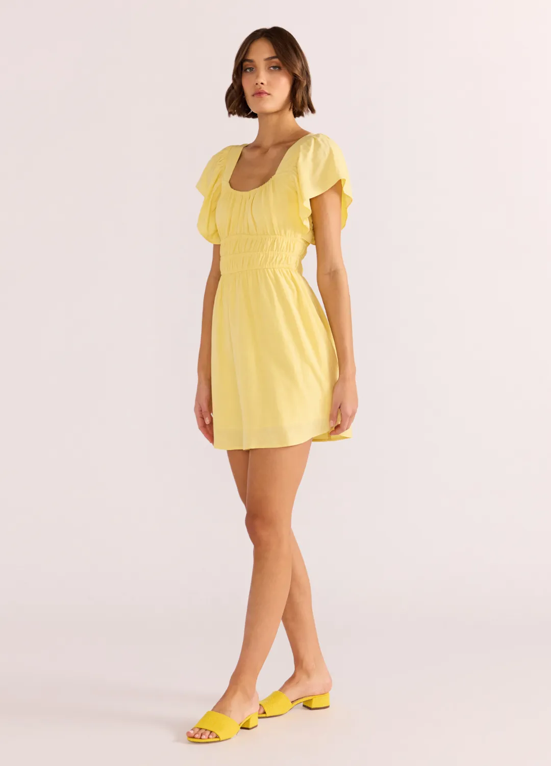 Ophealia Flutter Mini Dress
