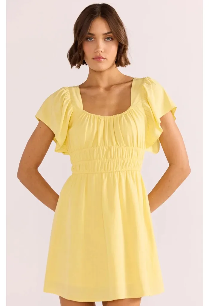 Ophelia Flutter Mini Dress