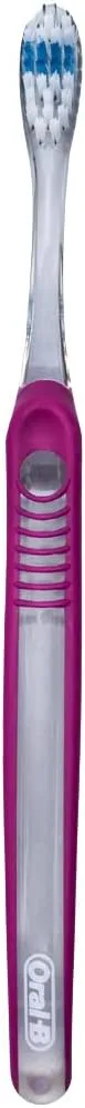 Oral-B Indicator Flat Trim Toothbrush, 30 Soft (Colors Vary) -Pack of 6