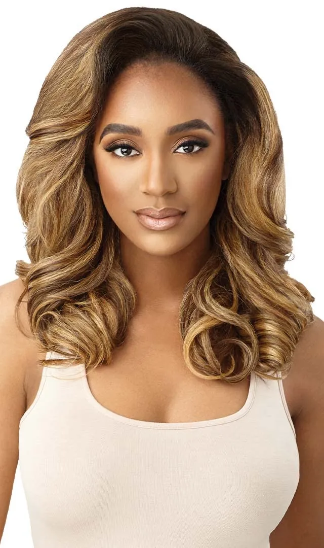 Outre Synthetic Quick Weave Wig - Neesha H305 (Color:2 Dark Brown)