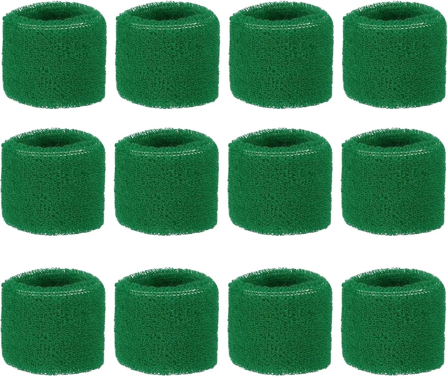PATIKIL Sports Wristbands Cotton Terry Cloth Absorbent Sweatband for Tennis Basketball Working Out Athletic