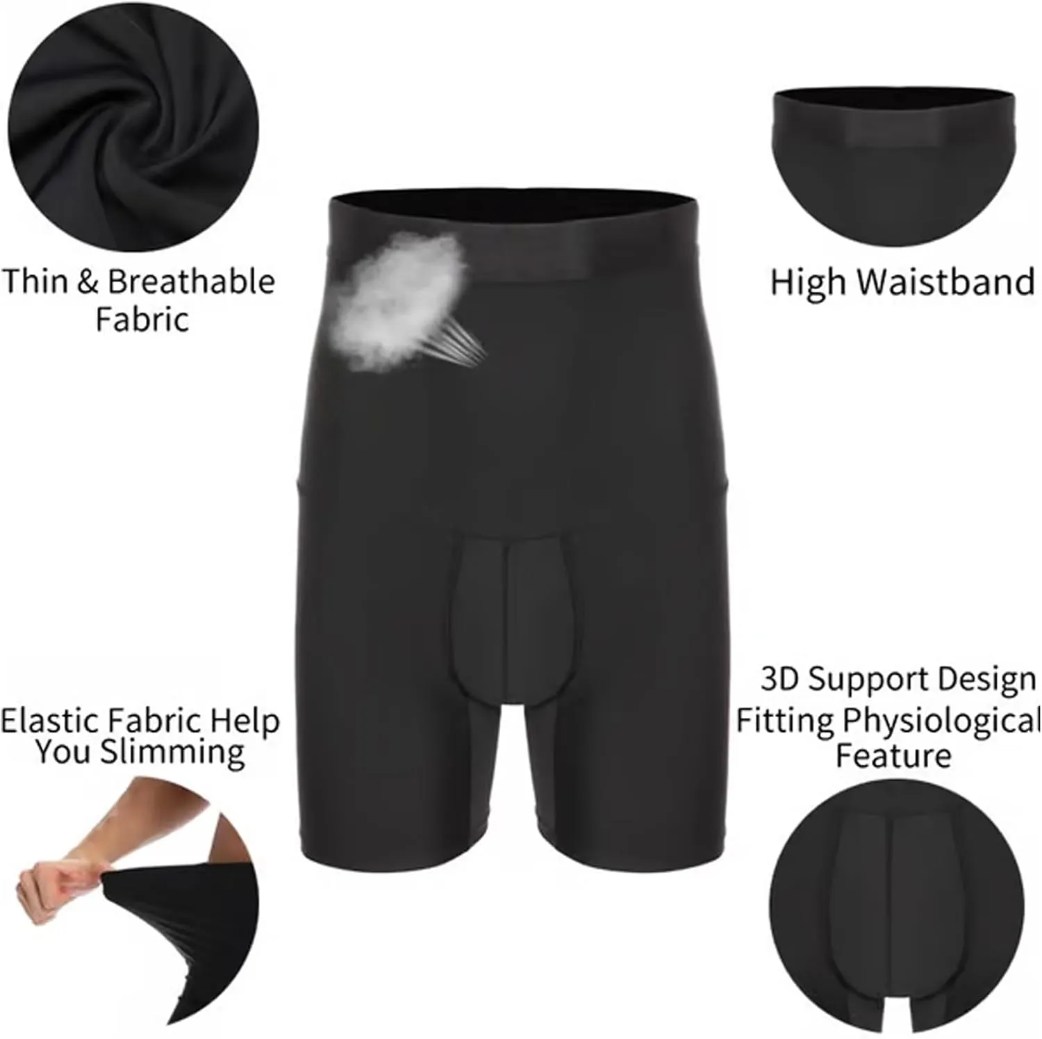 Perfect Body High Elasticity Comfortable Shapewear, Men Shapewear, High Waist Slimming Underwear for Men