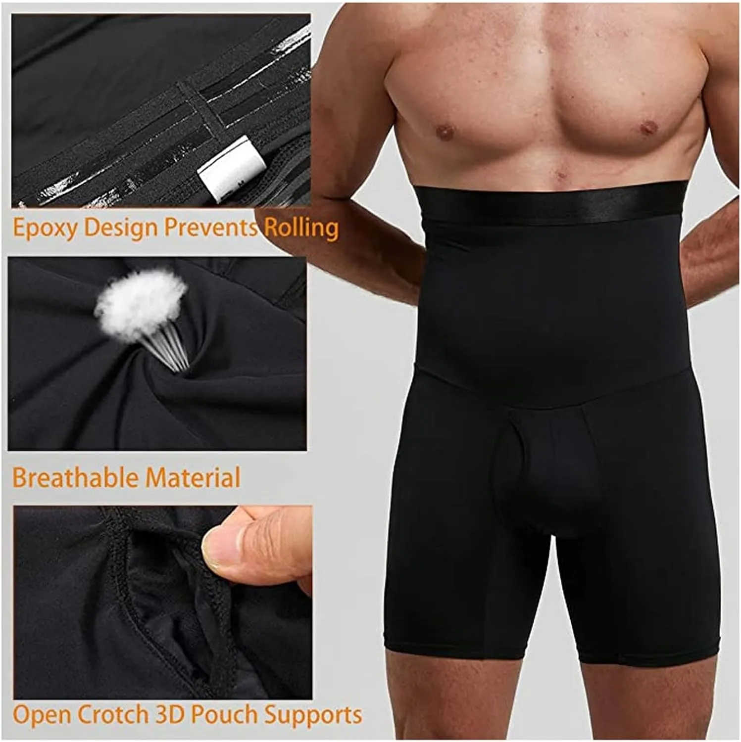Perfect Body High Elasticity Comfortable Shapewear, Men Shapewear, High Waist Slimming Underwear for Men
