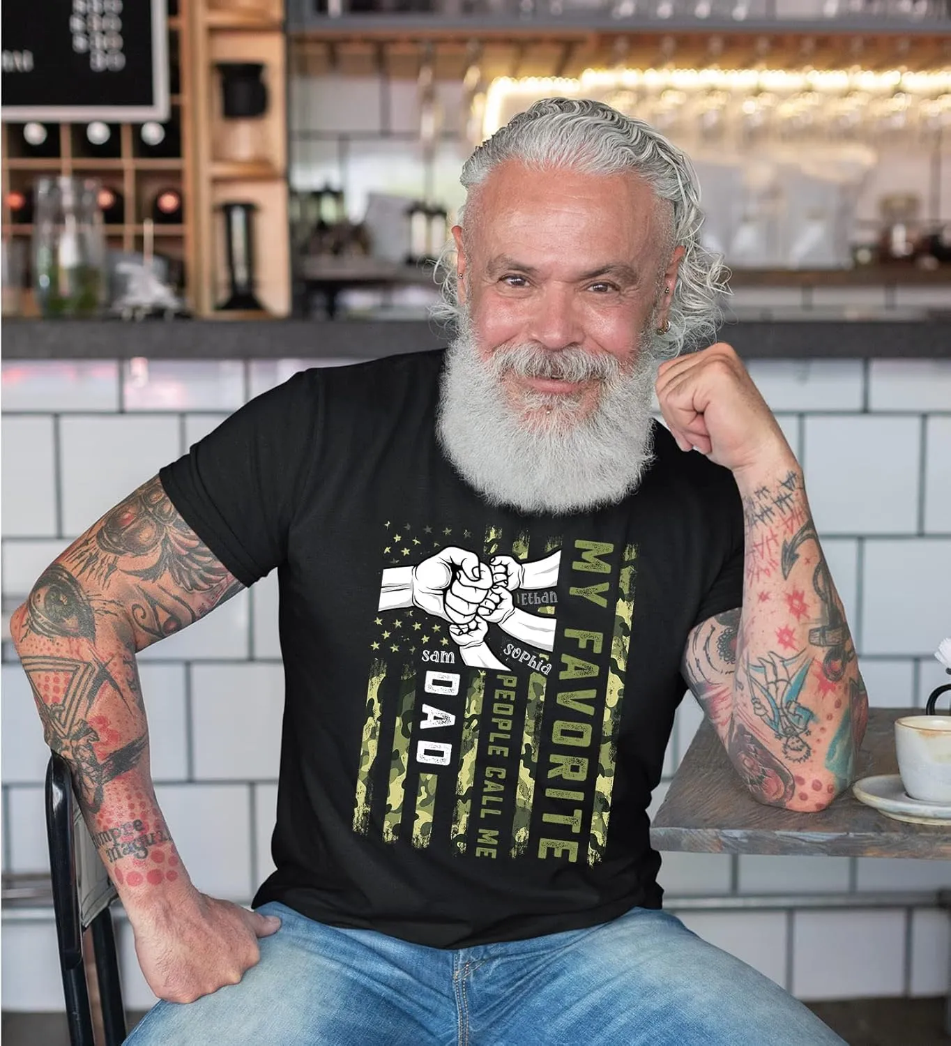 Personalized Team Dad Shirt, Custom Dad Shirts for Men, Dad Shirt Lifetime Member, Personalized Daddy Grandpa Shirt