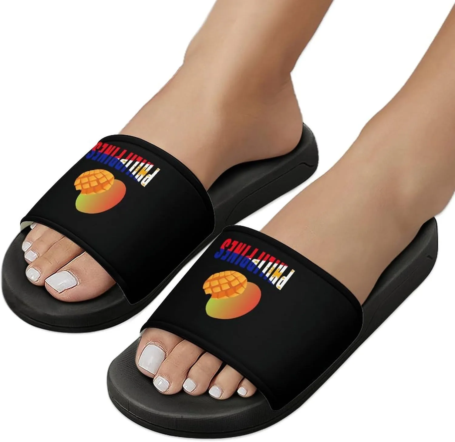 Philippines Mango Filipino Slippers Indoor Outdoor Unisex House Slipper Shower Slippers Non-Slip Open Toe Shoes