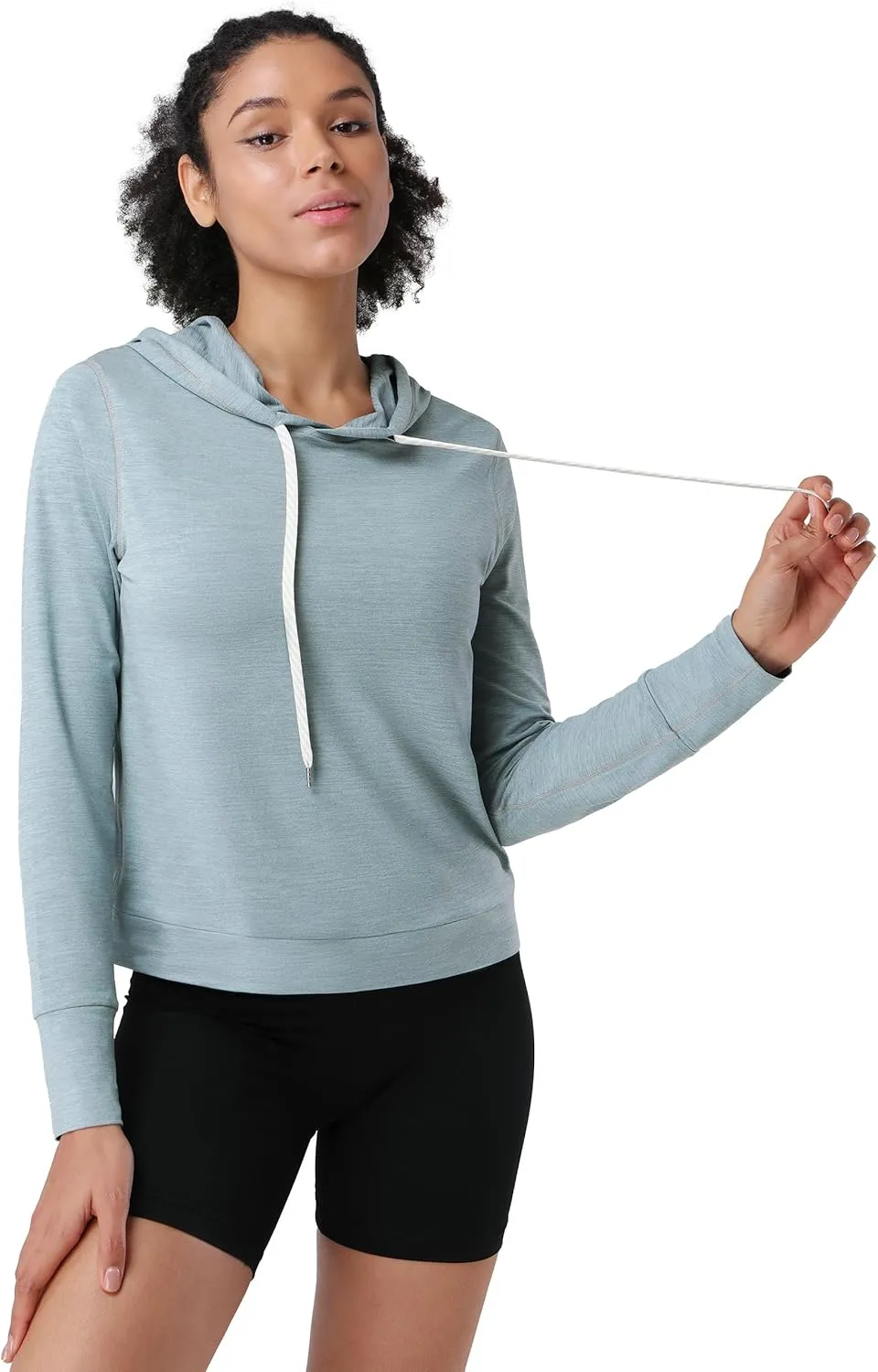 Pioneer Camp Women's Lightweight Hoodies Pullover Thin Soft Gym Hooded Sweatshirt Workout Athletic Running Yoga Casual Tops
