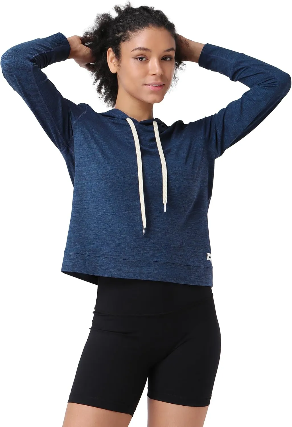 Pioneer Camp Women's Lightweight Hoodies Pullover Thin Soft Gym Hooded Sweatshirt Workout Athletic Running Yoga Casual Tops