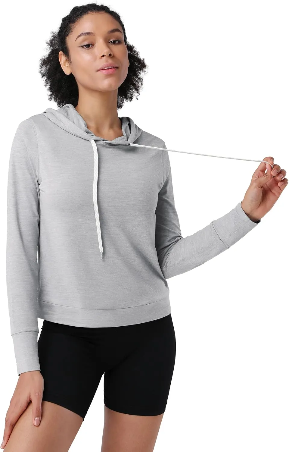 Pioneer Camp Women's Lightweight Hoodies Pullover Thin Soft Gym Hooded Sweatshirt Workout Athletic Running Yoga Casual Tops