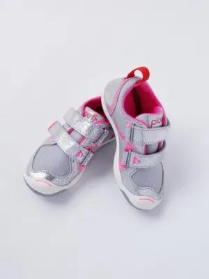 Plae Girl's Metallic Silver Sneakers
