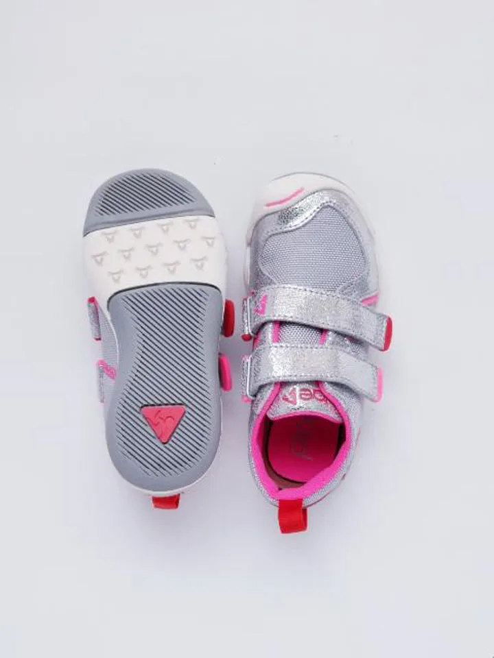 Plae Girl's Metallic Silver Sneakers