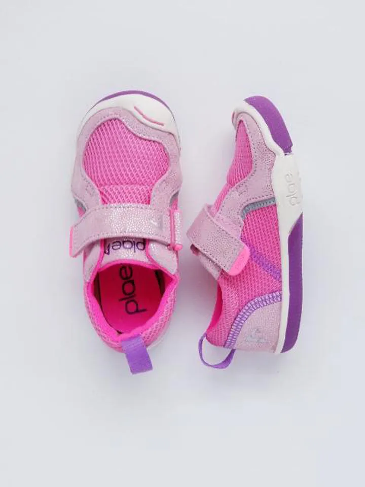 Plae Girl's Pink/Dewberry Sneakers
