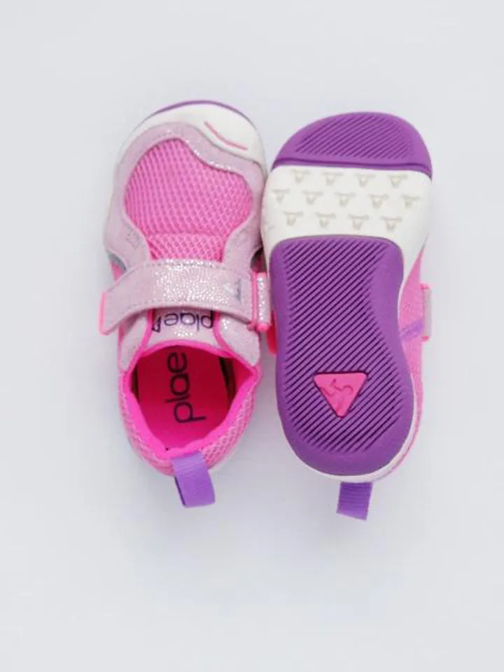 Plae Girl's Pink/Dewberry Sneakers