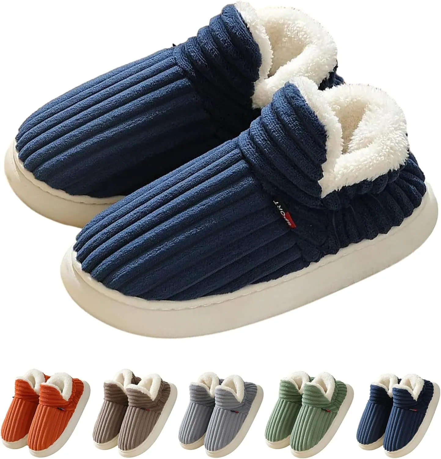 Pluffi the Cozy & Stylish Slipper, Winter Fur Fluffy Warm Snow Cloud Slippers Unisex