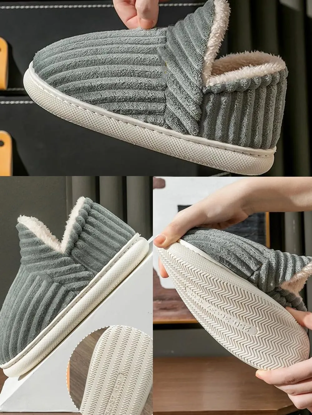 Pluffi the Cozy & Stylish Slipper, Winter Fur Fluffy Warm Snow Cloud Slippers Unisex
