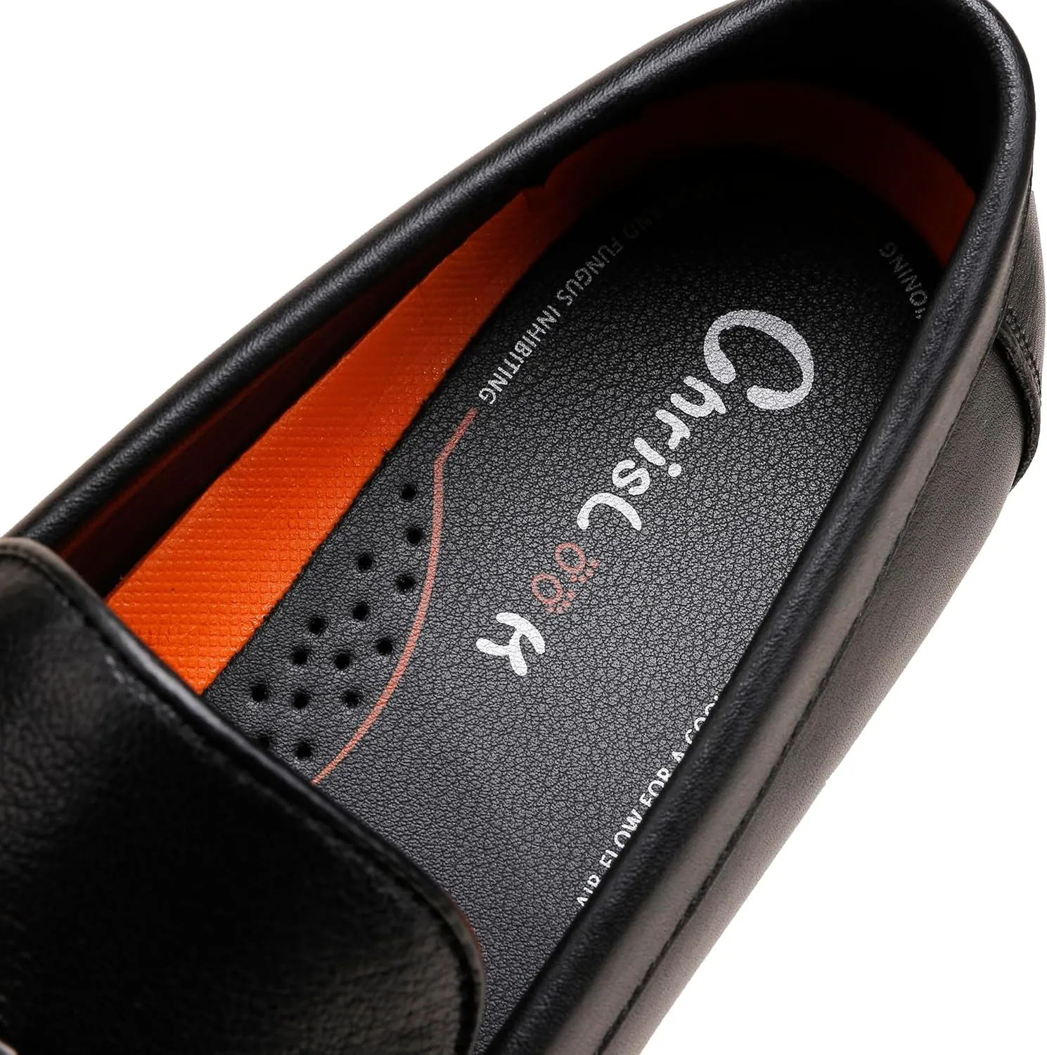 Premium Leather Dress Shoes for Men, Slip on Loafers Brogue Business Shoes
