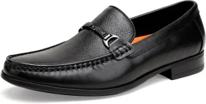 Premium Leather Dress Shoes for Men, Slip on Loafers Brogue Business Shoes