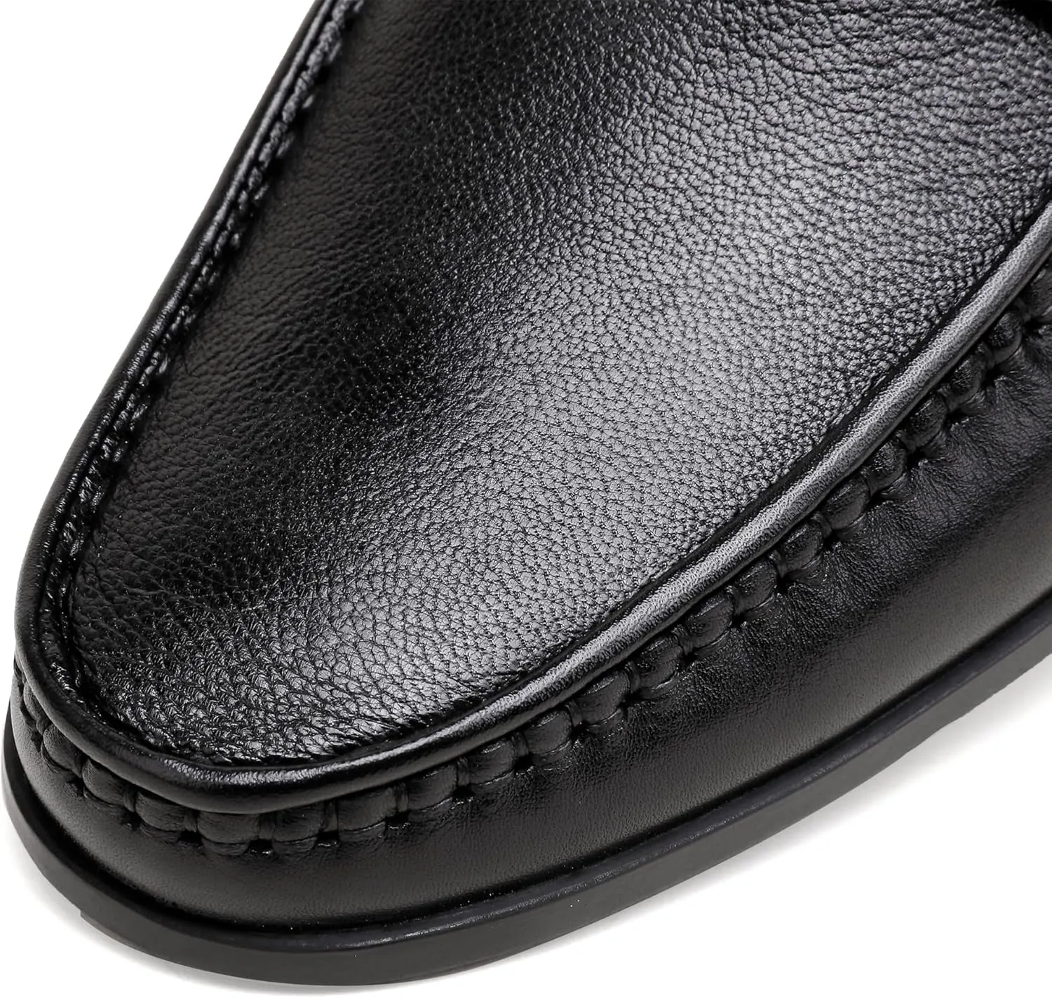Premium Leather Dress Shoes for Men, Slip on Loafers Brogue Business Shoes