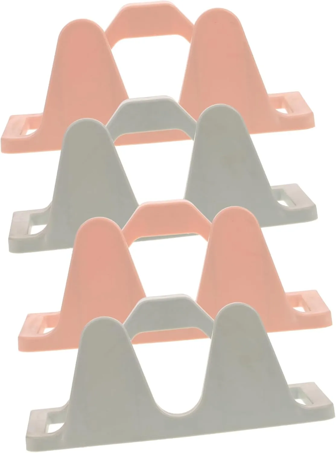 PRETYZOOM Slippers Storage Rack 1 Set of 4 Pp Material No Drill Waterproof Easy to Stick