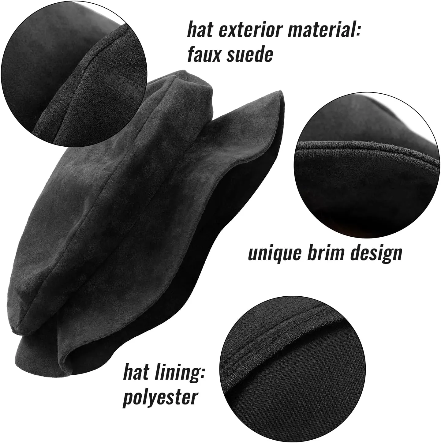 PROCOS Renaissance Tudor Flat Beret Hats for Women French Beret Hats Painter Cap Classic Costume Men Medieval