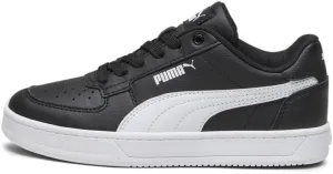 PUMA Caven Sneaker, Black White, 7 US Unisex Big Kid