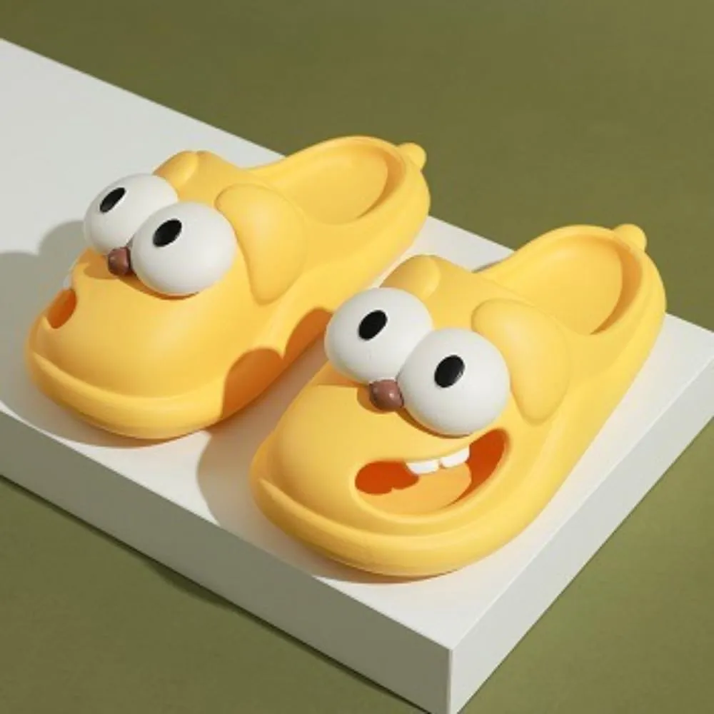 Puppy Slippers Bathroom Slippers Women's Summer Slippers Cave Shoes Simple Slippers Outside To Wear Indoor Home Home Non-slip
