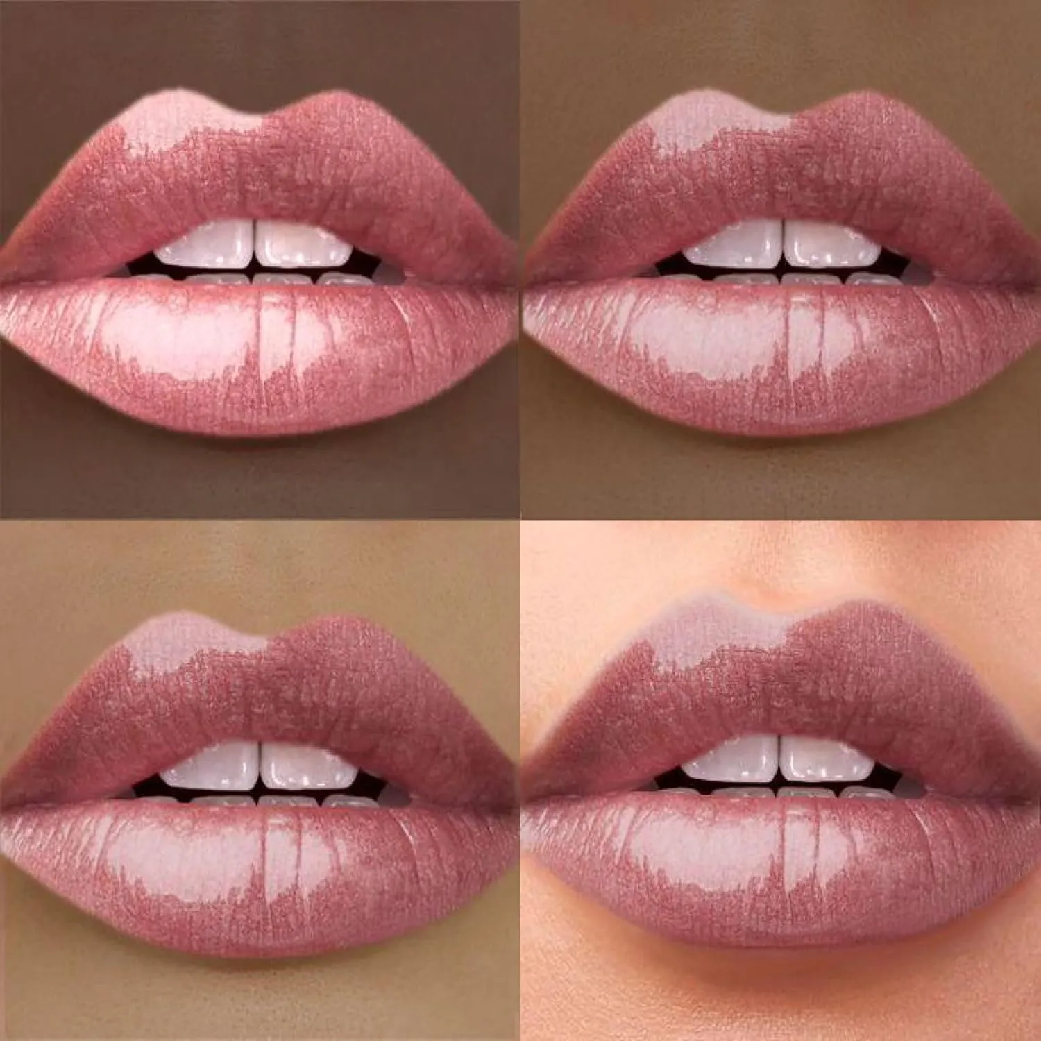 PUZZLE Lip Gloss Wand | Shiny, Shimmery, Non-Sticky, Moisturizing, Long-Lasting, Cruelty-Free, Vegan, Paraben-Free, High Shine Color (Touch | Mauve)