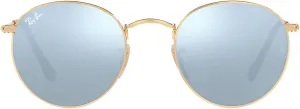 Ray-Ban RB3447N Round Flat Lens Sunglasses