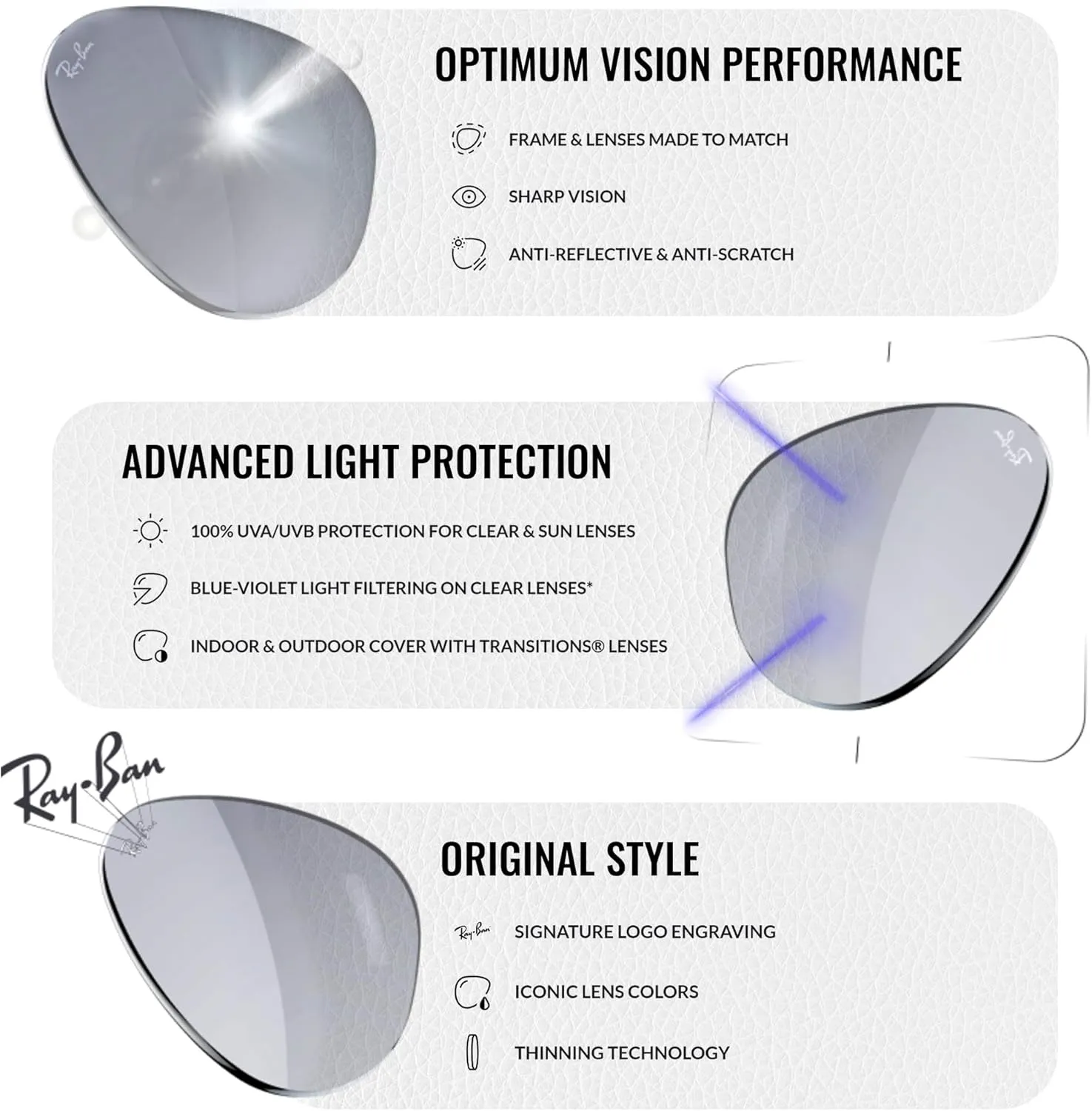 Ray-Ban RB3548N Hexagonal Flat Lenses Sunglasses With Eyewear Kit Bundle - Adjustable Nose Pads - Retro Sunglasses